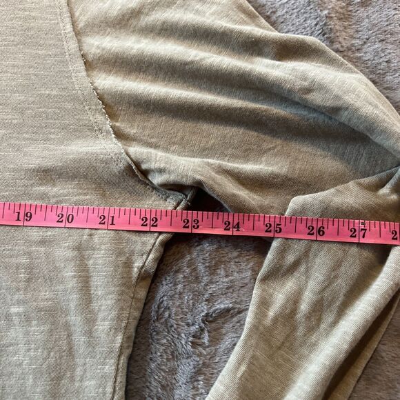 Free People We the Free Thumbhole Oversized Arden Long Sleeve Sage Green Sz Sm - Picture 5 of 7